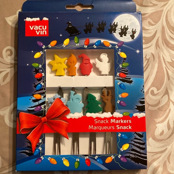 NWT snack Markers/picks by Vacu Vin(Netherlands) - Picture 1 of 4